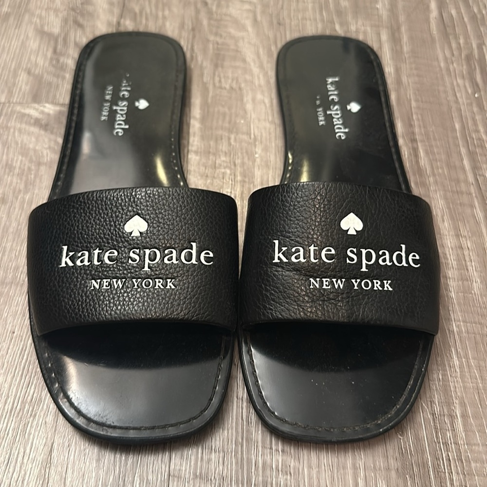 Kate Spade New York black slip-ons. Size 8. Super comfy and versatile.